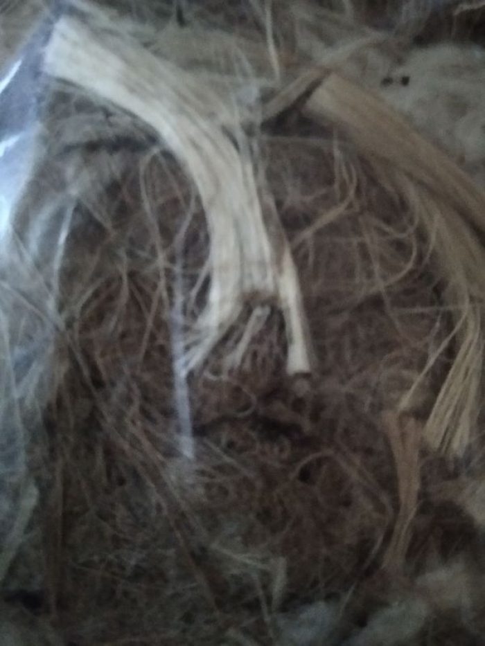 Bourre nid fauna composée de sisal, jute et coton