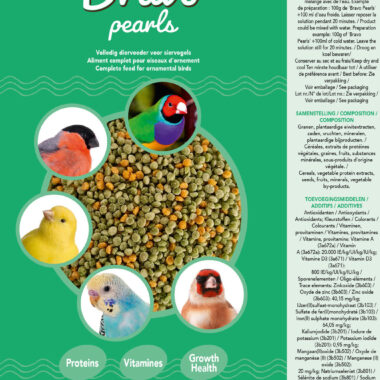 Perles bravo pour oiseaux